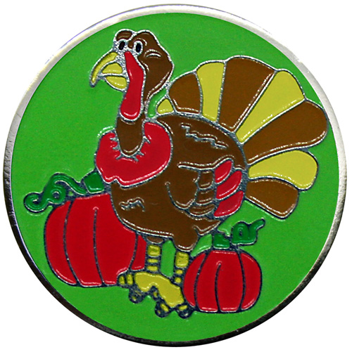 Turkey Pumpkin ball marker