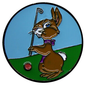 Brown Bunny Easter Ball Marker