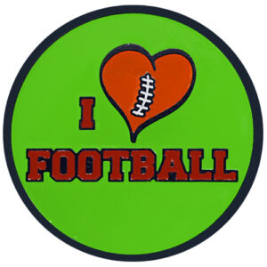 I love football ball marker