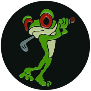 frog golfing ball marker