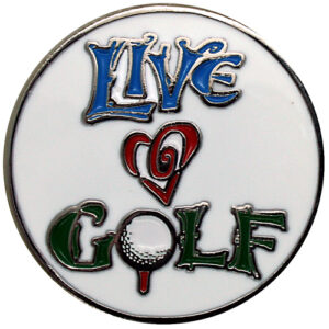 Live Love Golf ball marker