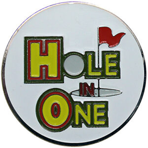 Hole in One (white) ball marker